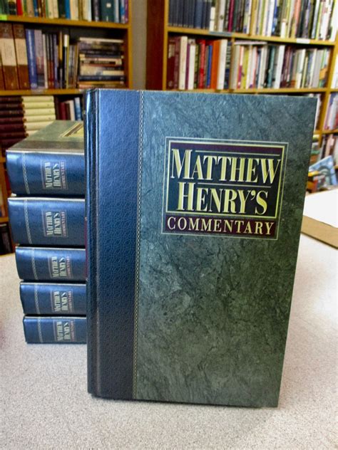 bible gateway commentary matthew henry.